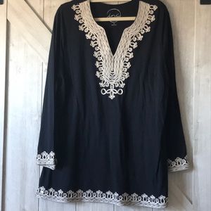 Embroidered Tunic top